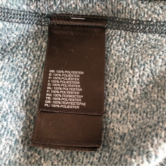 Women’s Teal The North Face 1/4 Zip Fleece Size Large - Picture 7 of 11